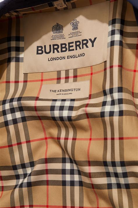 authentic burberry check tench|where is burberry made.